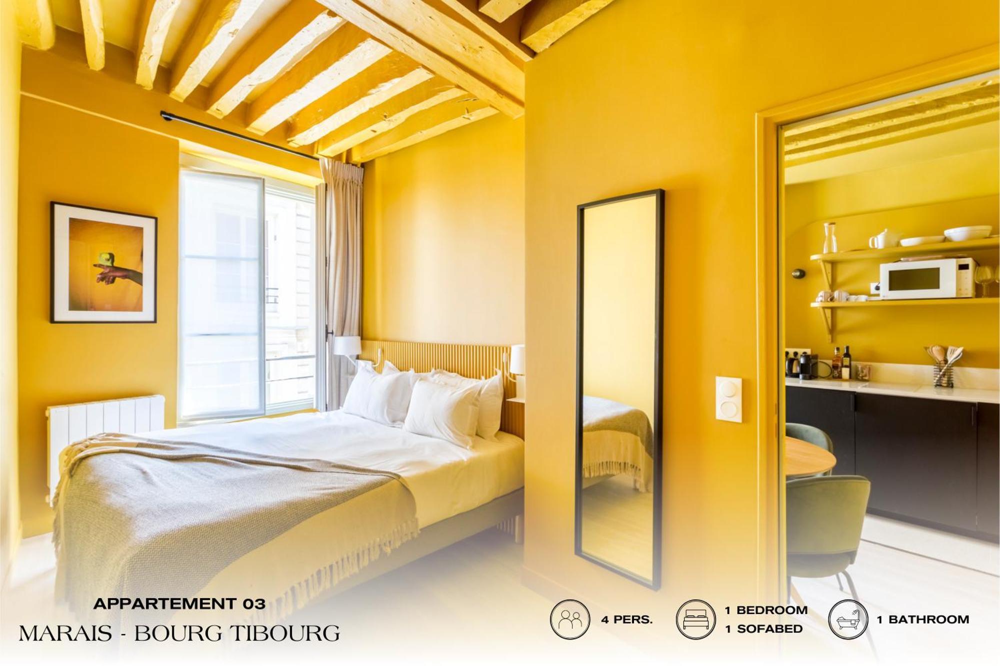 Beauquartier - Marais, Bourg Tibourg Apartman Párizs Kültér fotó