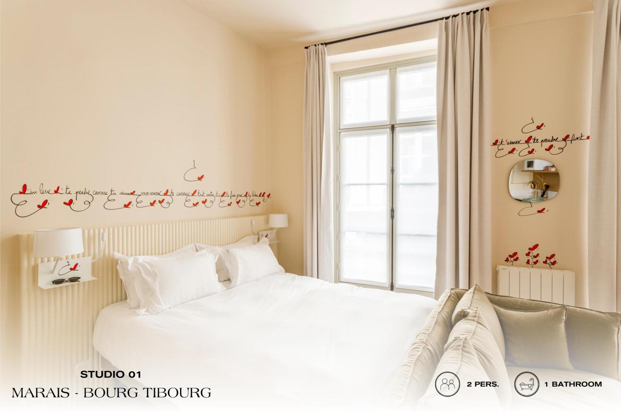 Beauquartier - Marais, Bourg Tibourg Apartman Párizs Kültér fotó