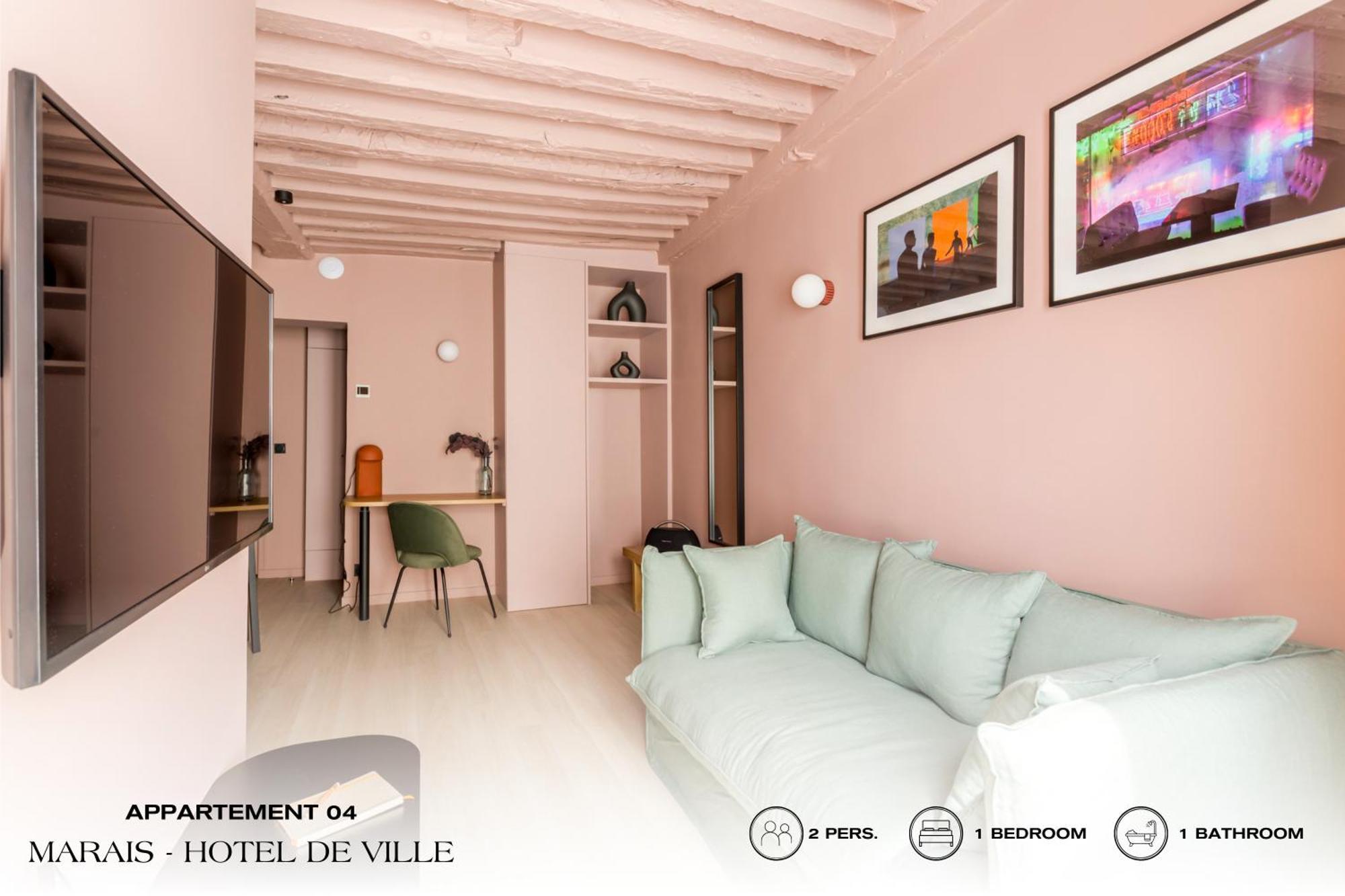 Beauquartier - Marais, Bourg Tibourg Apartman Párizs Kültér fotó