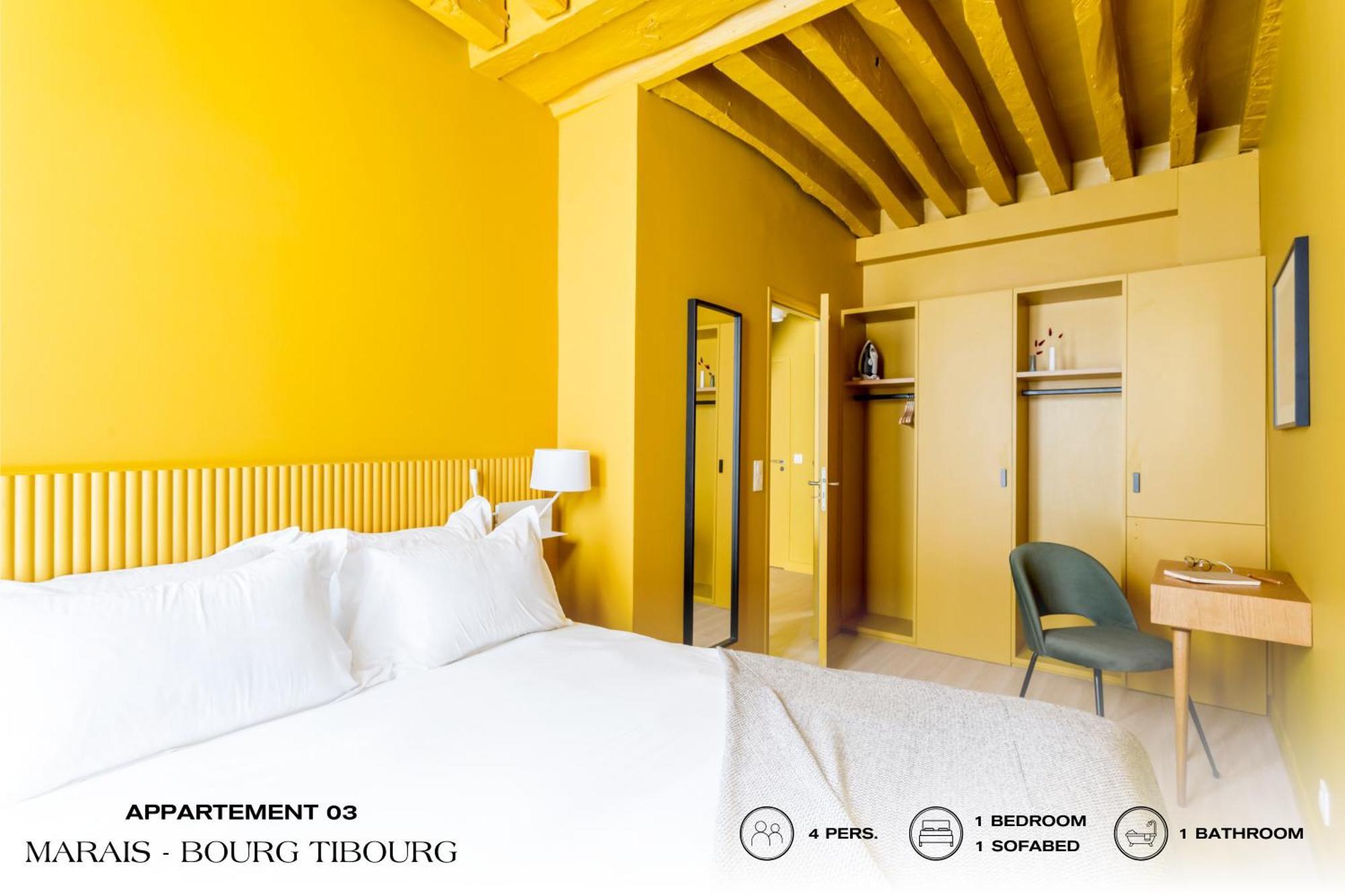 Beauquartier - Marais, Bourg Tibourg Apartman Párizs Kültér fotó