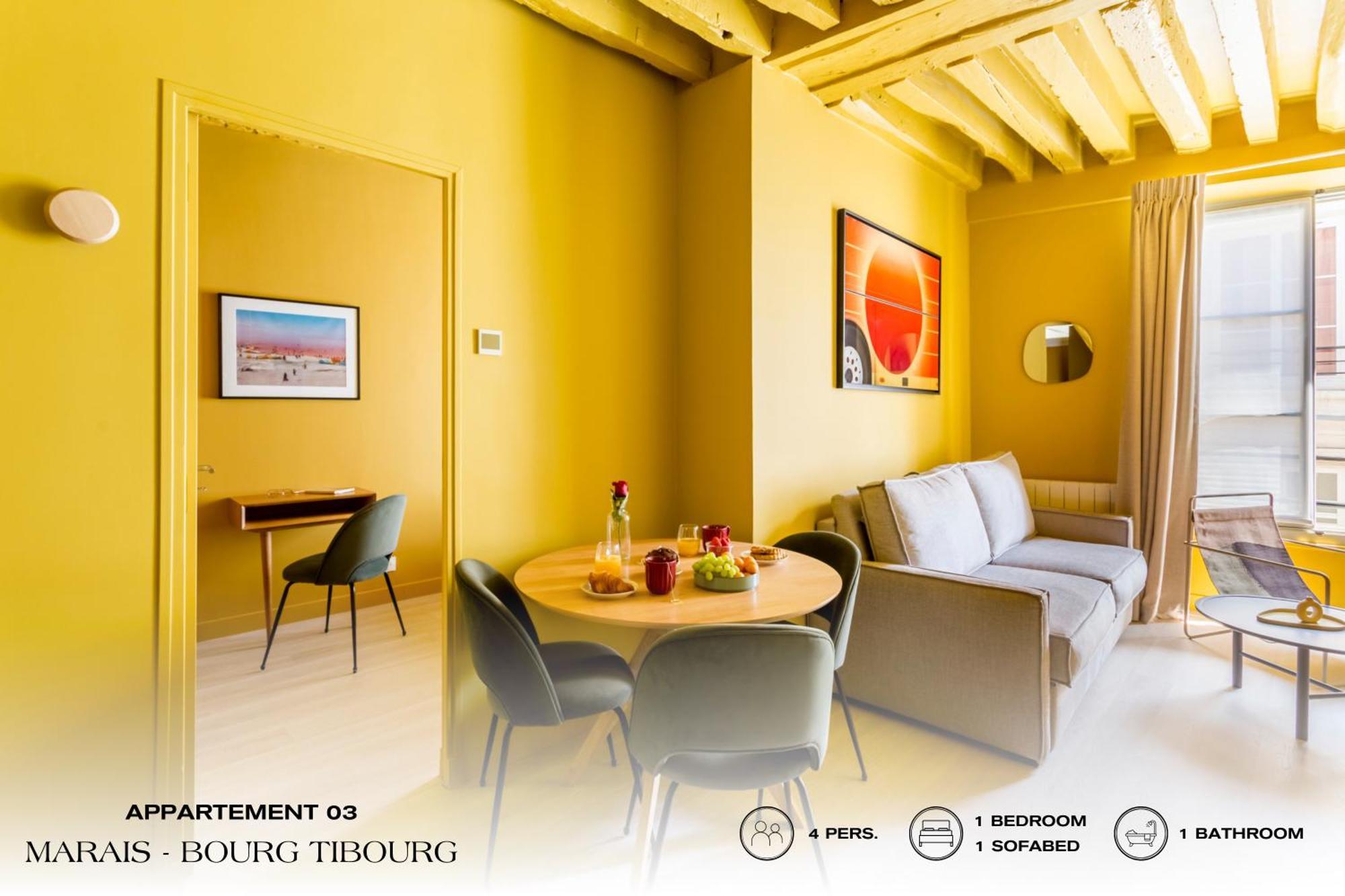 Beauquartier - Marais, Bourg Tibourg Apartman Párizs Kültér fotó